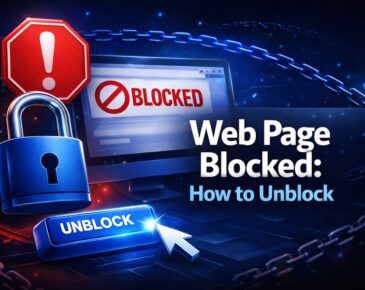 web page blocked how to unblock